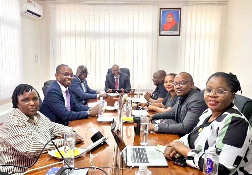 Chairman of the ICT Commission, Dr. Henry Mwanyika, Visits the Management.